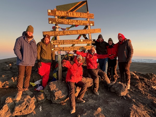Group at Uhuru Peak Kilimanjaro