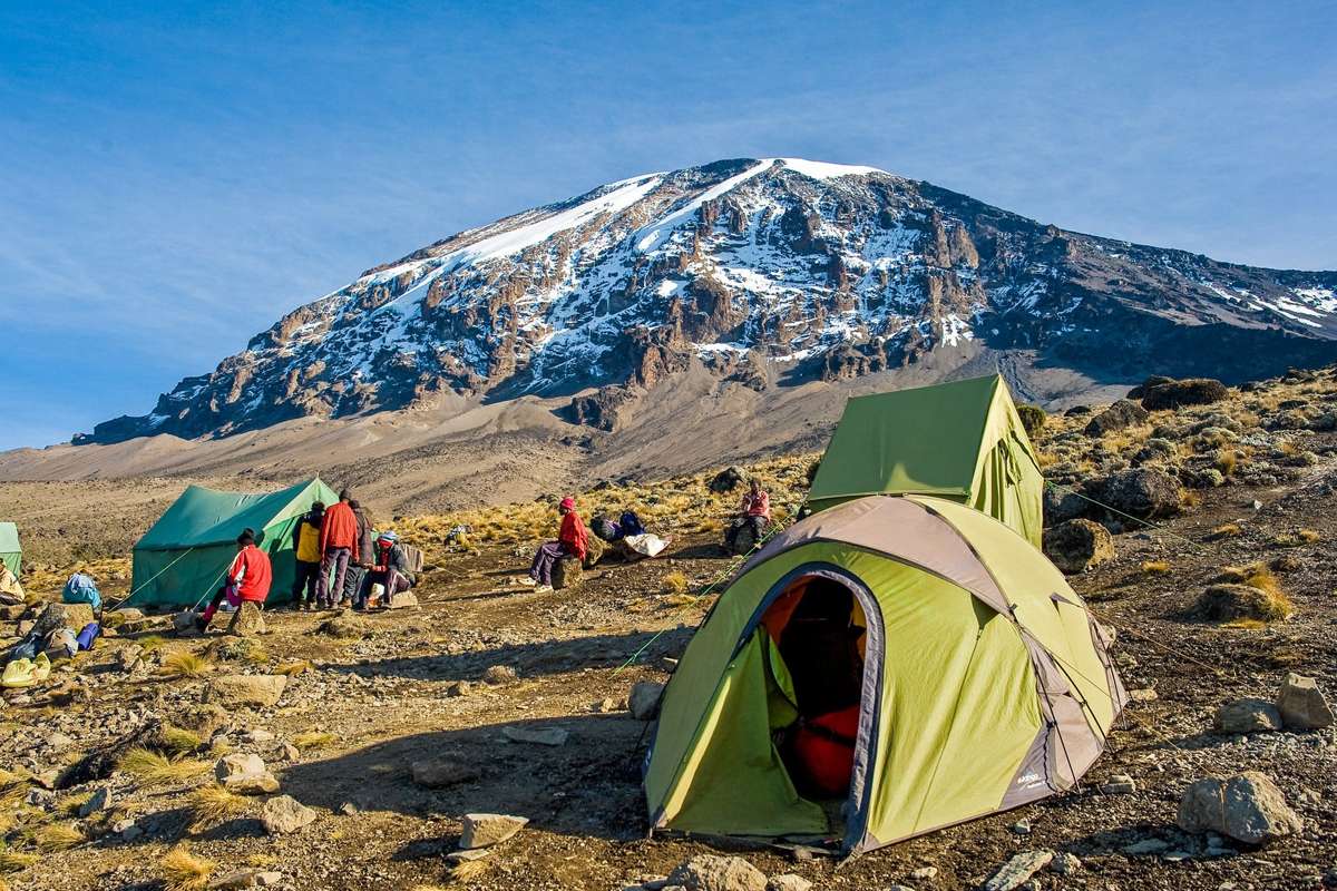 Stunning views on Machame Route climb